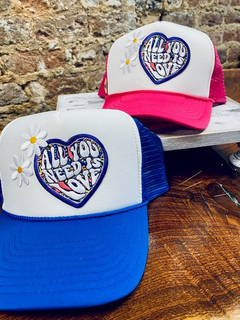 All you Need Is Love Trucker Hat