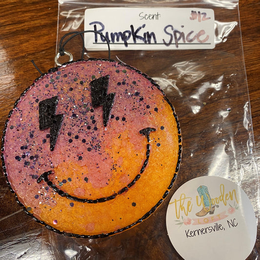 Pumpkin Spice Smiley Freshie